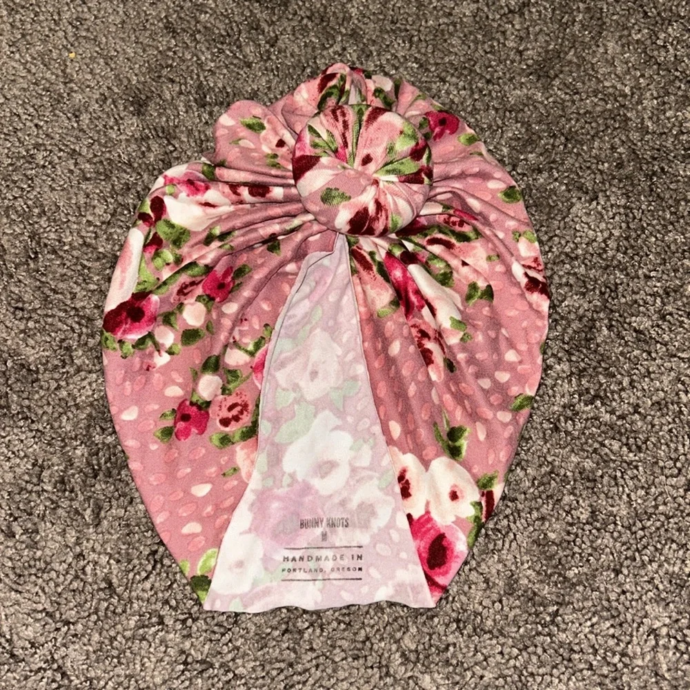 Bunny Knots size medium ages 1-4 turban hats bundle!!